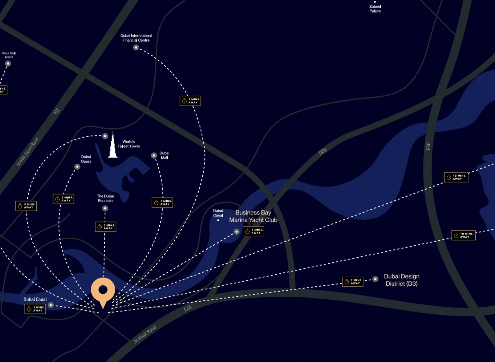 Binghatti Skyrise location map