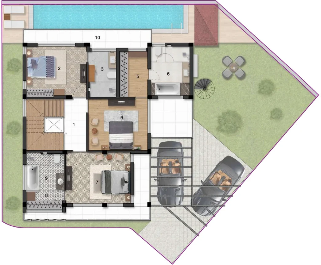 Binghatti Skyrise ground floor plan